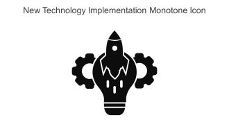 New Technology Implementation Monotone Icon In Powerpoint Pptx Png And Editable Eps Format