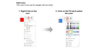 Notepad bulb identity card calender ppt icons graphics
