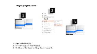 Oc five tags in tablet and icons infographics powerpoint template