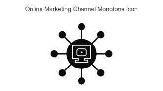 Online Marketing Channel Monotone Icon In Powerpoint Pptx Png And Editable Eps Format