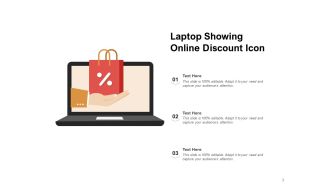 Online Sales Icon Marketing Computer Percentage Dollar Website