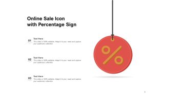 Online Sales Icon Marketing Computer Percentage Dollar Website