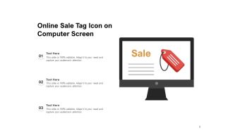 Online Sales Icon Marketing Computer Percentage Dollar Website