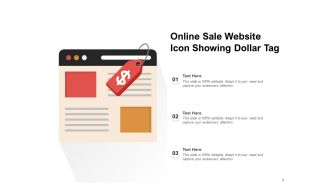 Online Sales Icon Marketing Computer Percentage Dollar Website