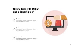 Online Sales Icon Marketing Computer Percentage Dollar Website