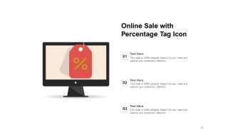 Online Sales Icon Marketing Computer Percentage Dollar Website
