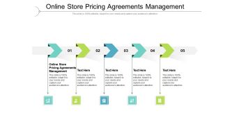 Online store pricing agreements management ppt powerpoint icon design ideas cpb