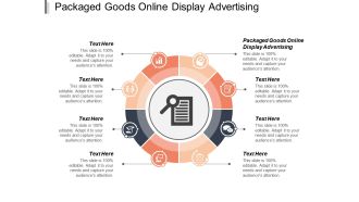 Packaged goods online display advertising ppt powerpoint presentation icon example file cpb