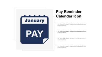 Pay reminder calendar icon