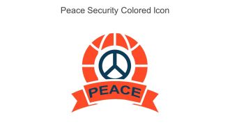 Peace Security Colored Icon In Powerpoint Pptx Png And Editable Eps Format