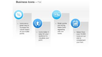 Percentage laurel mobile app mobile report ppt icons graphics