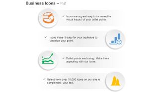 Pie chart business data linear growth curves ppt icons graphics