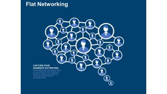 Pptx social networking for business communication flat powerpoint design