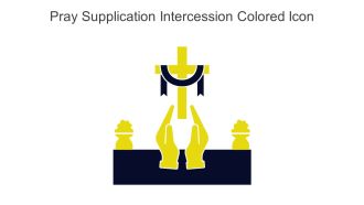 Pray Supplication Intercession Colored Icon In Powerpoint Pptx Png And Editable Eps Format