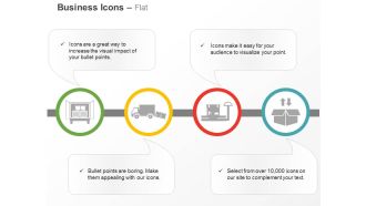Product delivery shipping cargo services ppt icons graphics