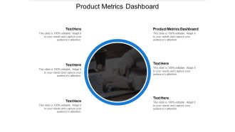Product metrics dashboard ppt powerpoint presentation icon influencers cpb