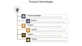 Products technologies ppt powerpoint presentation icon clipart images cpb