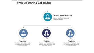Project planning scheduling ppt powerpoint presentation infographics icons cpb