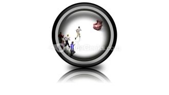 Businessman competition powerpoint icon cc