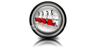 Call center powerpoint icon cc