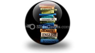 Education study books powerpoint icon c