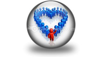 Friendly support powerpoint icon c