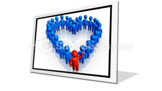 Friendly support powerpoint icon f