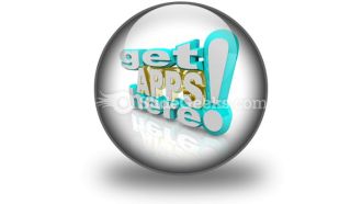 Get apps here powerpoint icon c