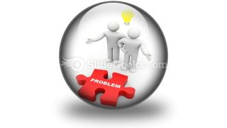 Idea to problem powerpoint icon c