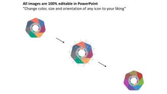 Qh seven staged cyclic process diagram with business icons flat powerpoint design