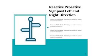 Reactive Proactive Table Showing Attributes Comparison Direction Icon Attribute