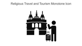 Religious Travel And Tourism Monotone Icon In Powerpoint Pptx Png And Editable Eps Format