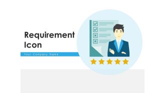 Requirement Icon Organization Planning Gear Production Business Document