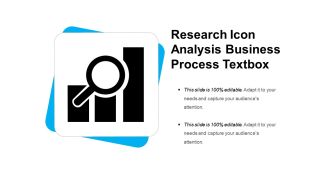 Research icon analysis business process textbox