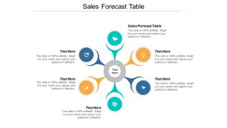 Sales forecast table ppt powerpoint presentation icon example topics cpb