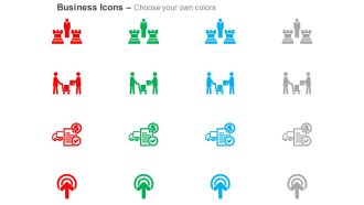 Sales strategy on time delivery product shipping process flow ppt icons graphics