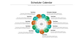 Scheduler calendar ppt powerpoint presentation icon design ideas cpb