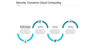 Security concerns cloud computing ppt powerpoint presentation icon graphic images cpb