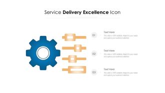 Service delivery excellence icon