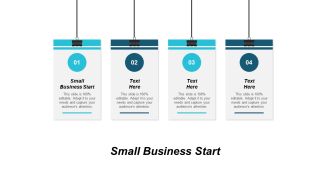 Small business start ppt powerpoint presentation icon slides cpb