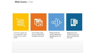 Smooth positioning software development signal monitoring mobile phone application ppt icons graphics