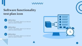 Software Functionality Test Plan Icon