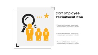 Start employee recruitment icon