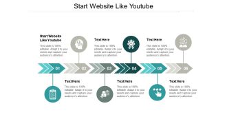 Start website like youtube ppt powerpoint presentation icon files cpb