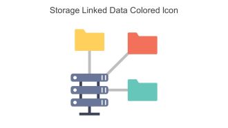 Storage Linked Data Colored Icon In Powerpoint Pptx Png And Editable Eps Format