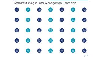 Store positioning in retail management icons slide ppt graphics