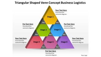 Strategy consulting business logistics powerpoint templates ppt backgrounds for slides 6 stages 0530