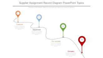 Supplier assignment record diagram powerpoint topics