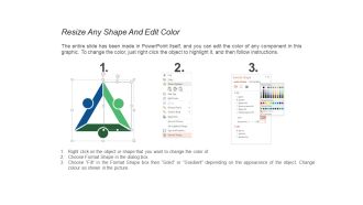 Support framework icon powerpoint slide