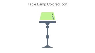 Table Lamp Colored Icon In Powerpoint Pptx Png And Editable Eps Format
